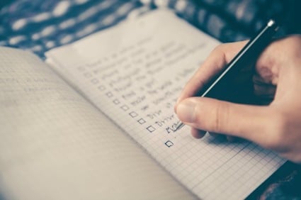 College admissions to do list