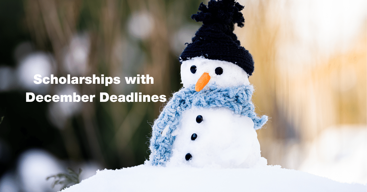 December Scholarships