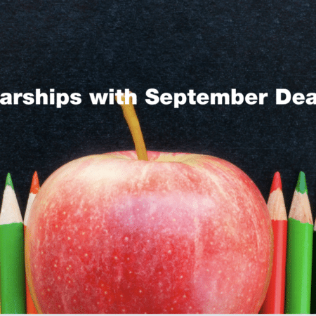 Scholarships with September Deadlines