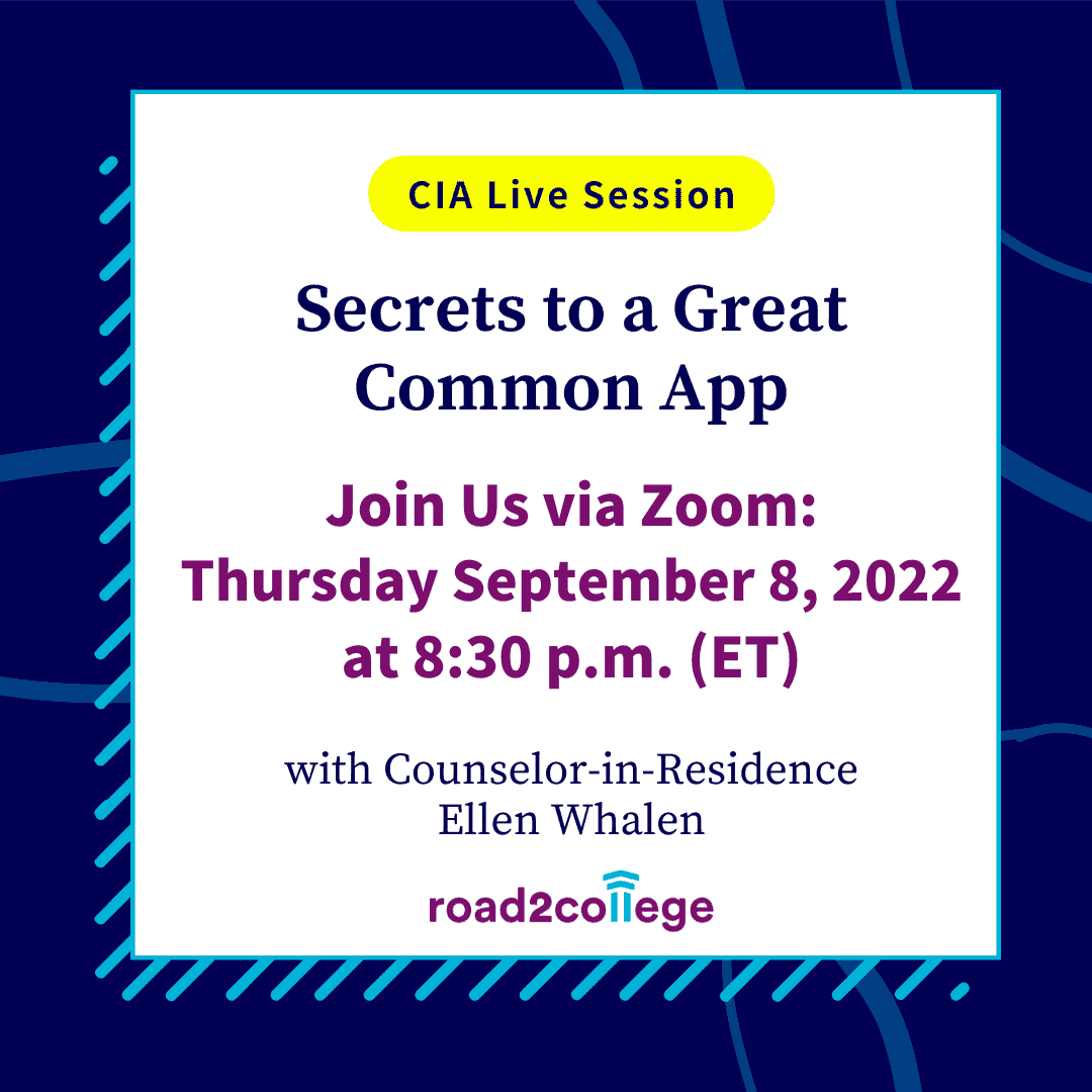 Secrets to a Great Common App