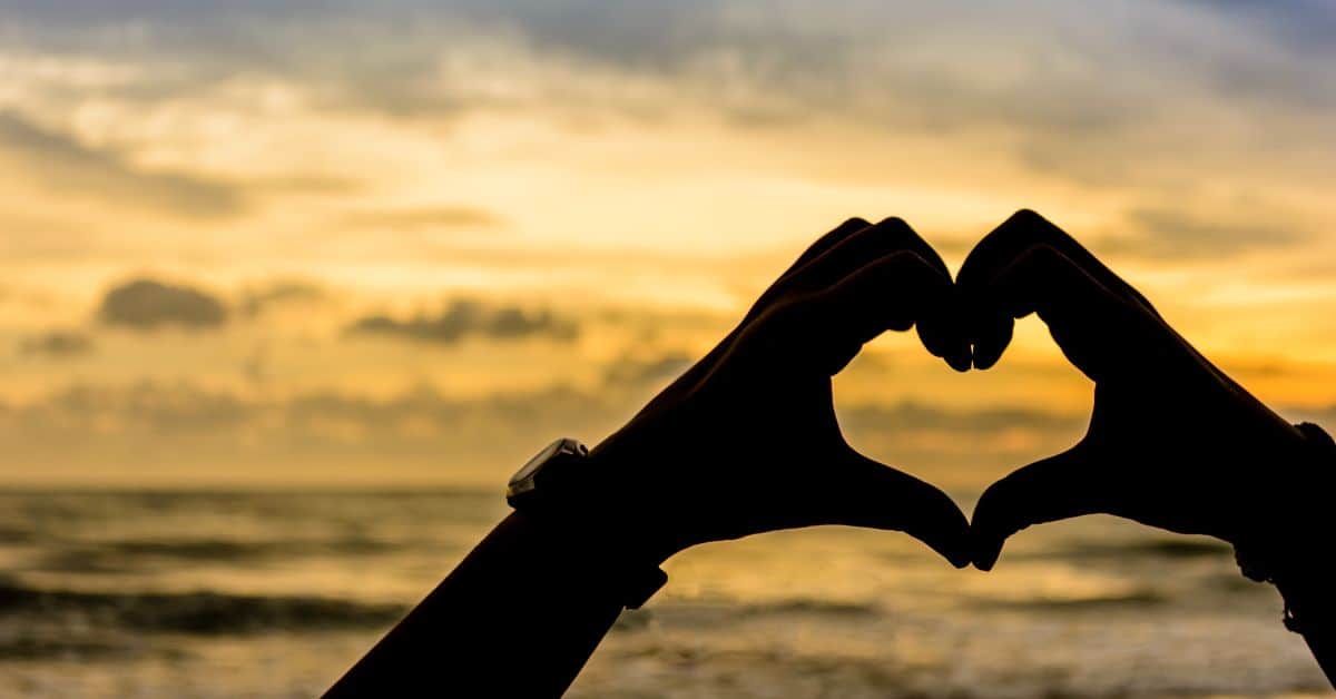 Heart shaped hands