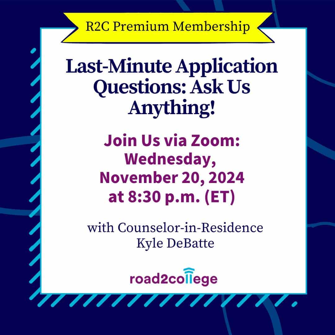 Last-Minute Application Questions: Ask Us Anything! November 20, 2024 8:30 pm ET