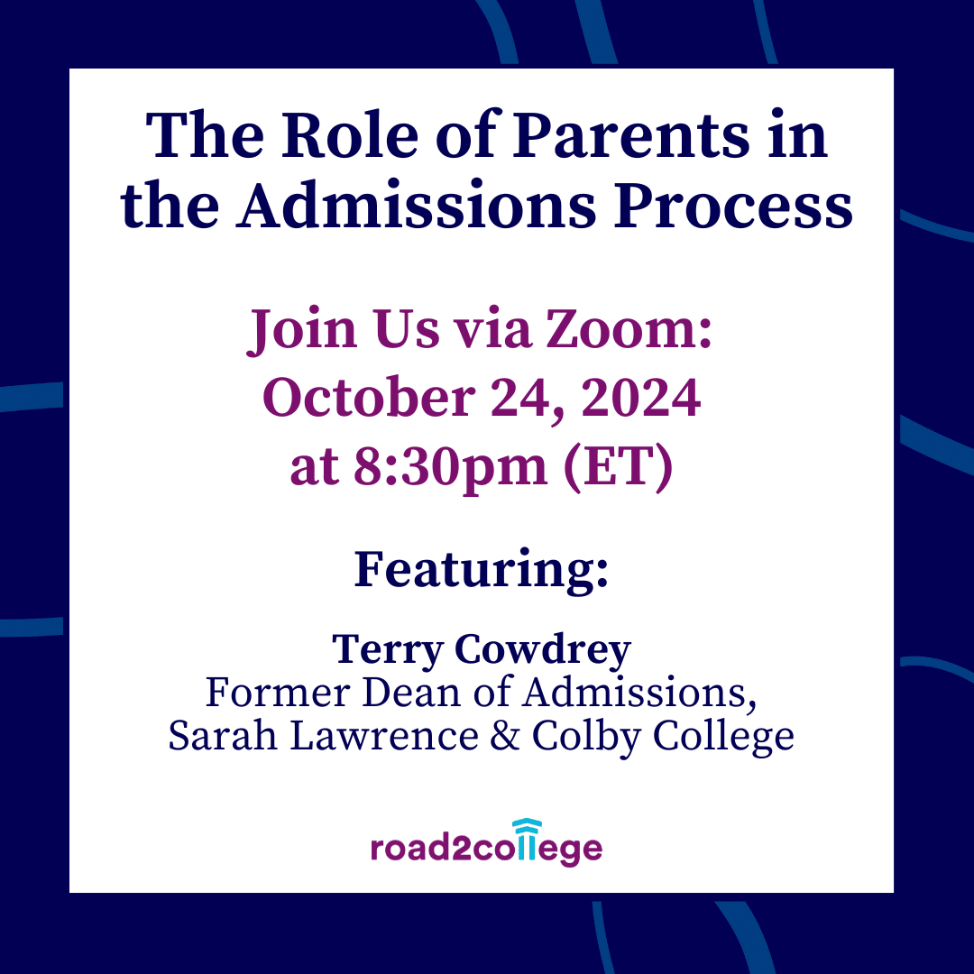 The Role of Parents in the Admissions Process 10-24-24