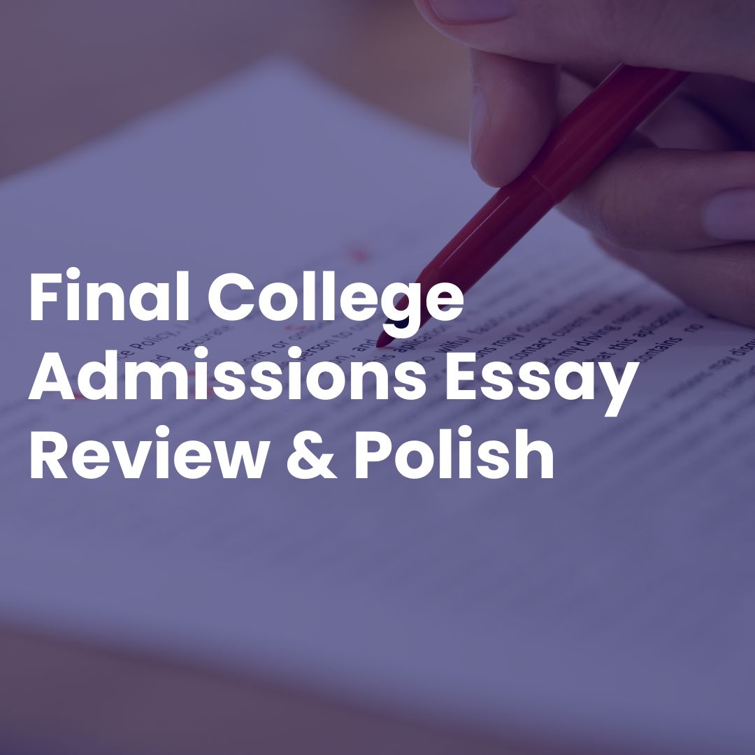 Final Essay Review and Polish
